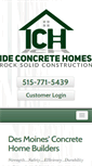 Mobile Screenshot of ideconcretehomes.com